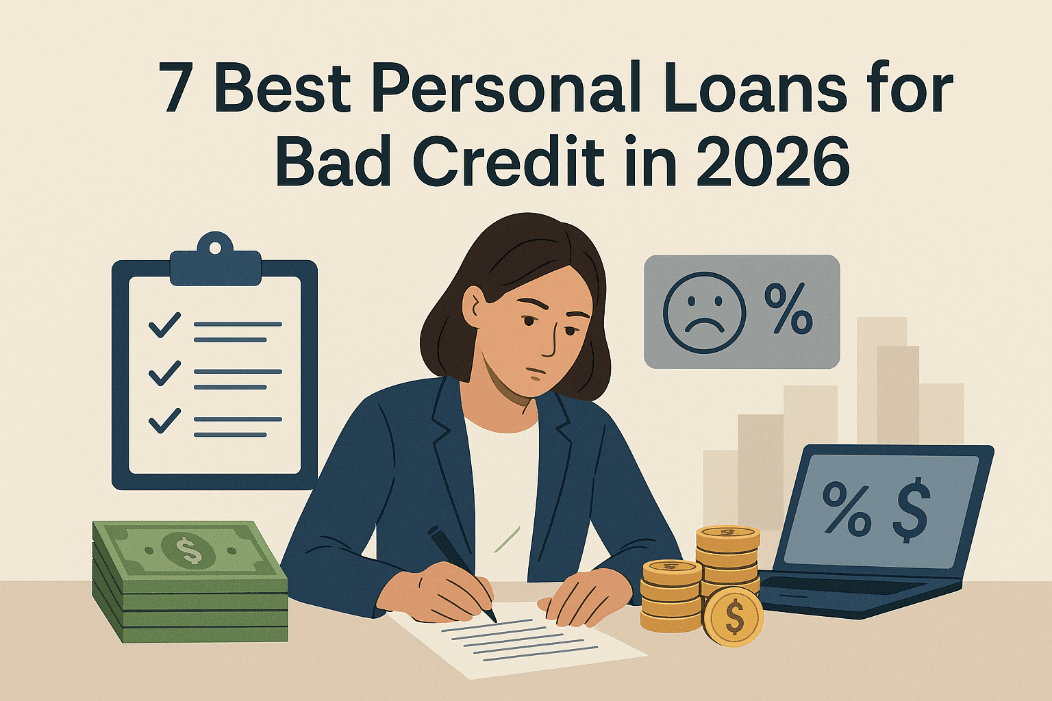 7 Best Personal Loans for Bad Credit in 2026 - Featured image