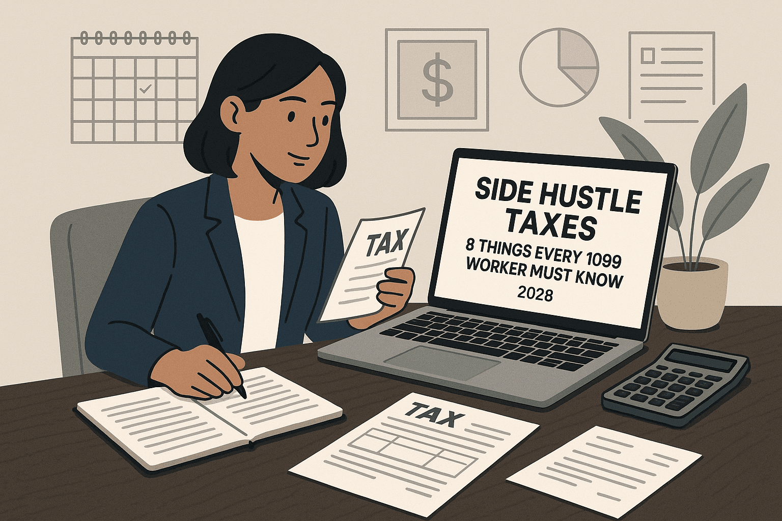 Side Hustle Taxes: 8 Things Every 1099 Worker Must Know in 2026 - Featured image