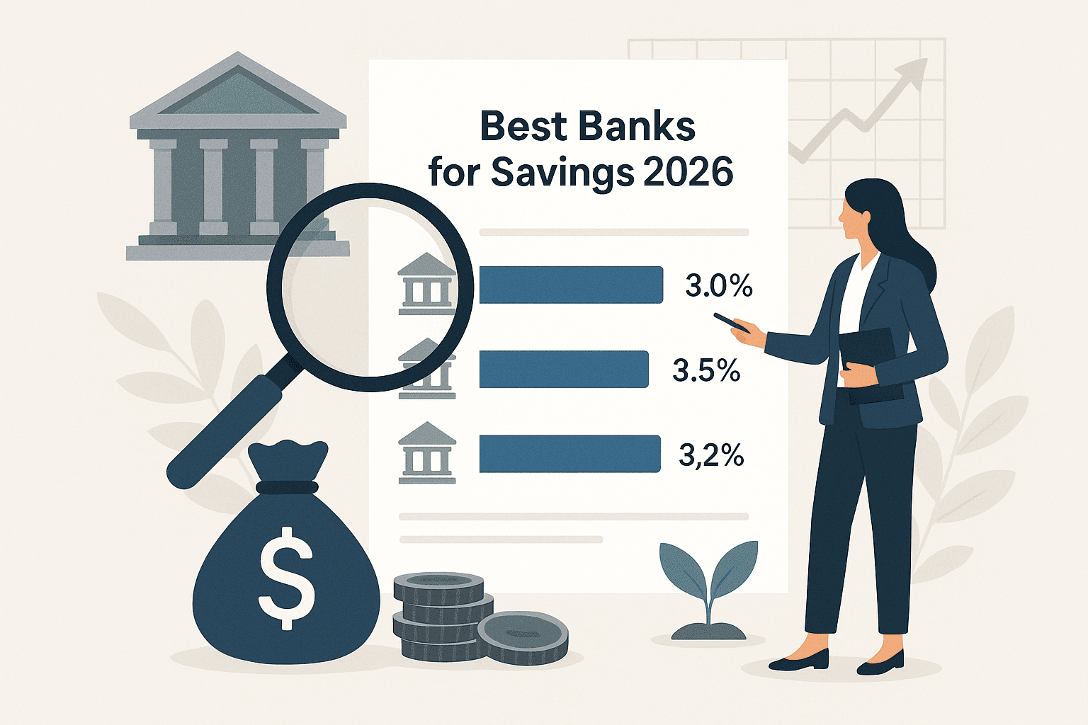 Best Banks for Savings in 2026: Features & Rates Compared - Featured image