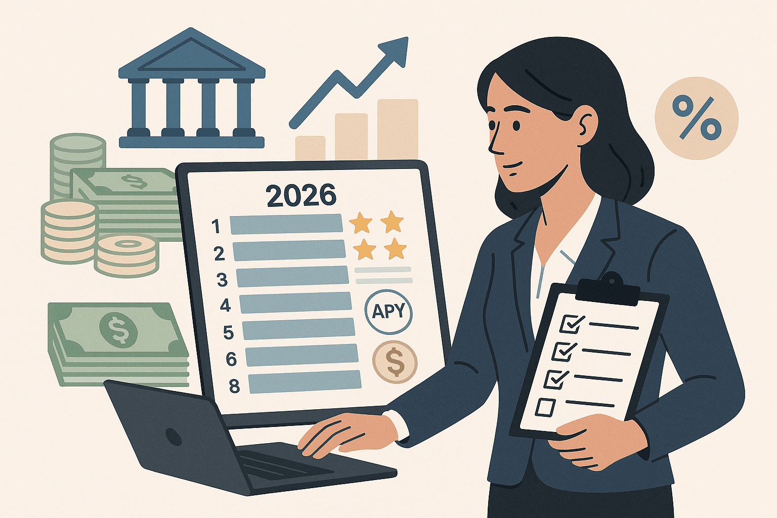 Best Checking Accounts of 2026: Top 8 for Low Fees, High APY, and Bonuses - Featured image